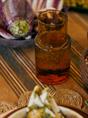 CARAFE TUBE AMBER