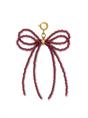 CHARM BOWS OF JOY RED