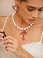 CHARM BOWS OF JOY RED
