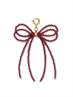 CHARM BOWS OF JOY RED