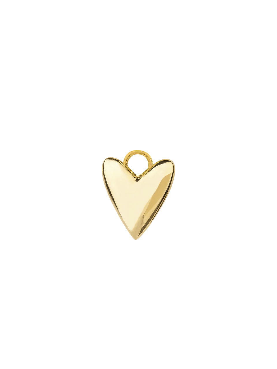 CHARM GOLDEN HEART GOLD PLATED