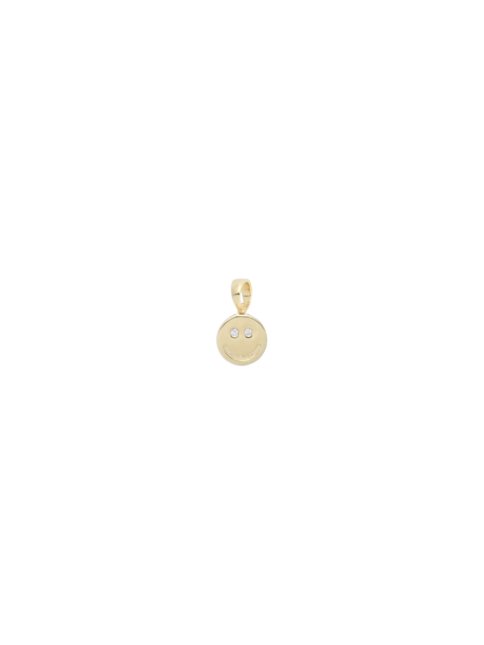 CHARM HAPPY SMILE GOLD PLATED