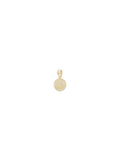 CHARM HAPPY SMILE GOLD PLATED