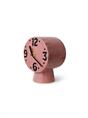 CLOCK RETRO CERAMIC PINK