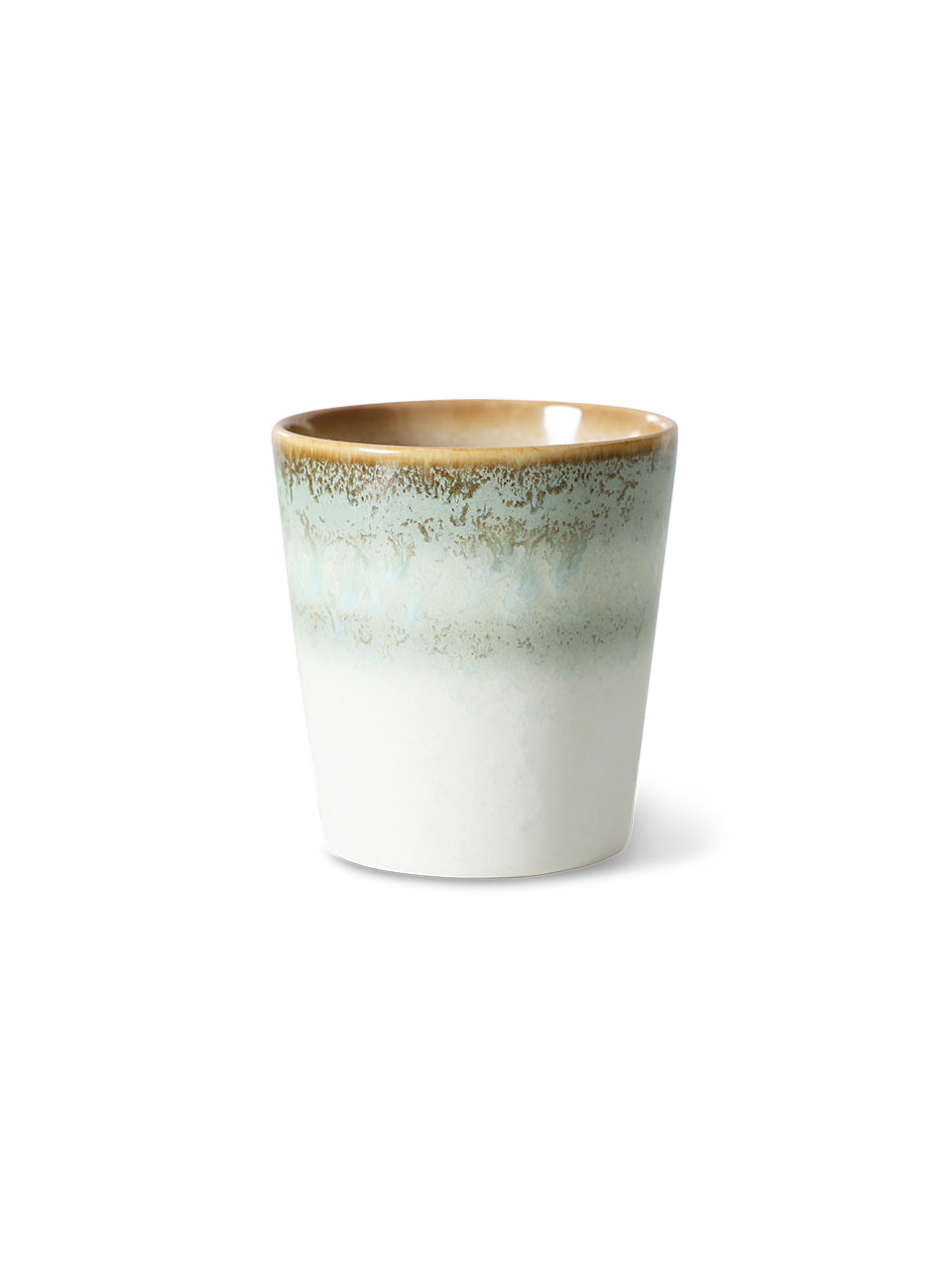 COFFEE MUG 70'S CERAMICS PETAL