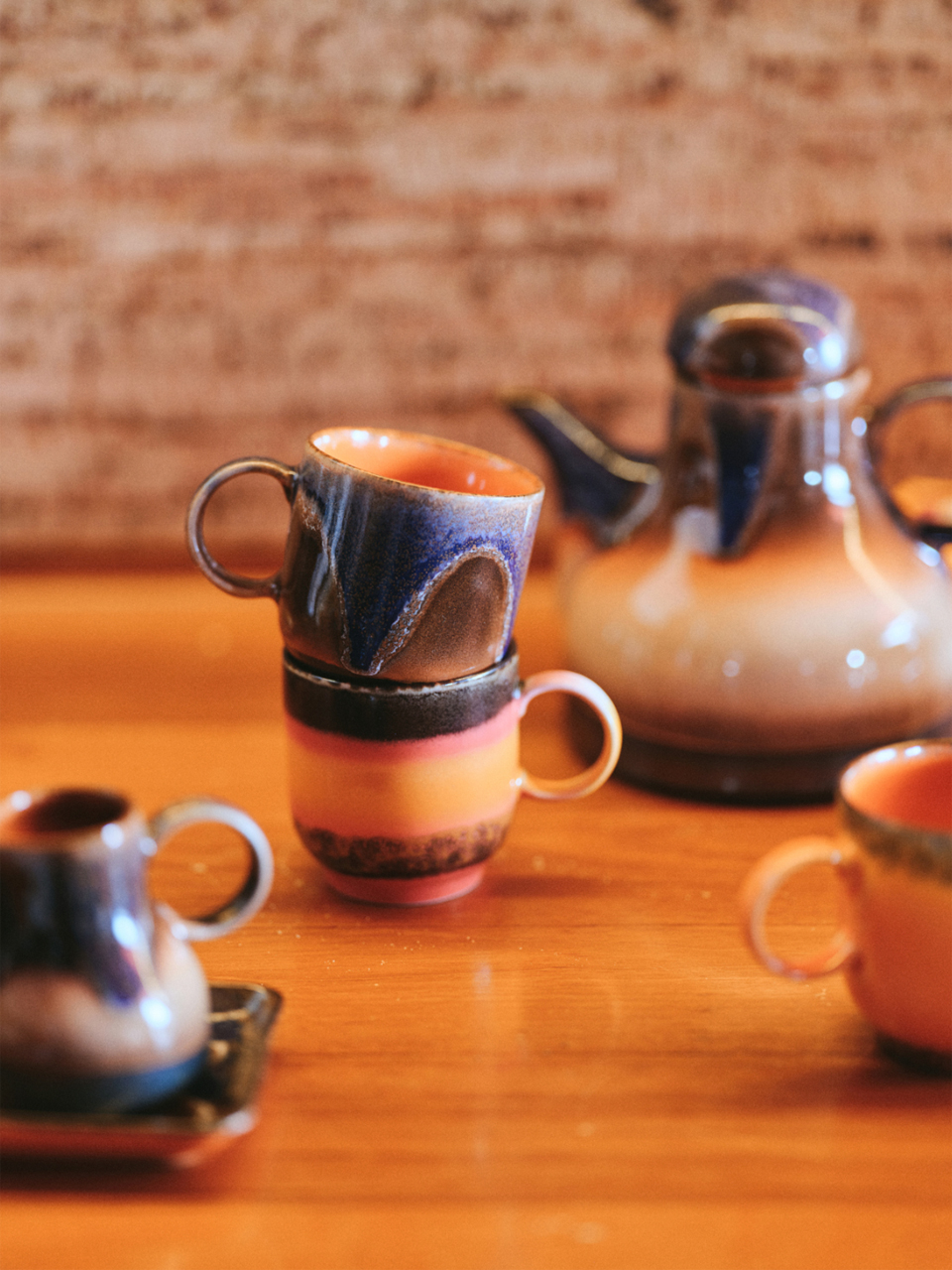COFFEE MUG 70S CERAMICS ARABICA