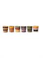 COFFEE MUGS 70'CERAMICS VALLEY SET OF 6