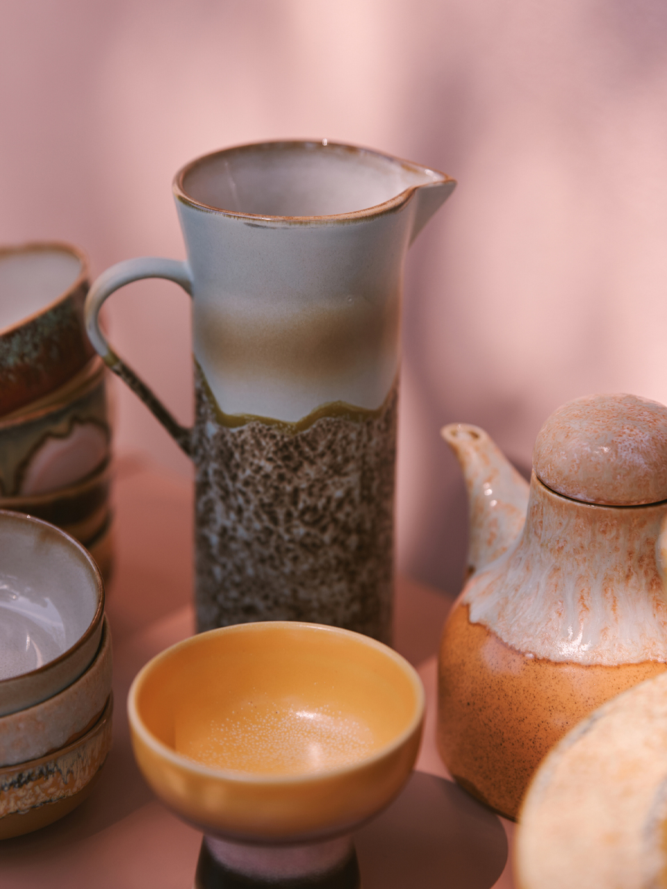 COFFEE POT 70'S CERAMICS DUNES