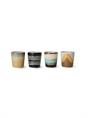 CUPS 70S CERAMICS EGG GRANITE SET OF 4
