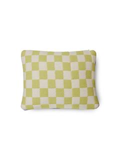 CUSHION CHECKERED WOVEN BERRIES 38X48