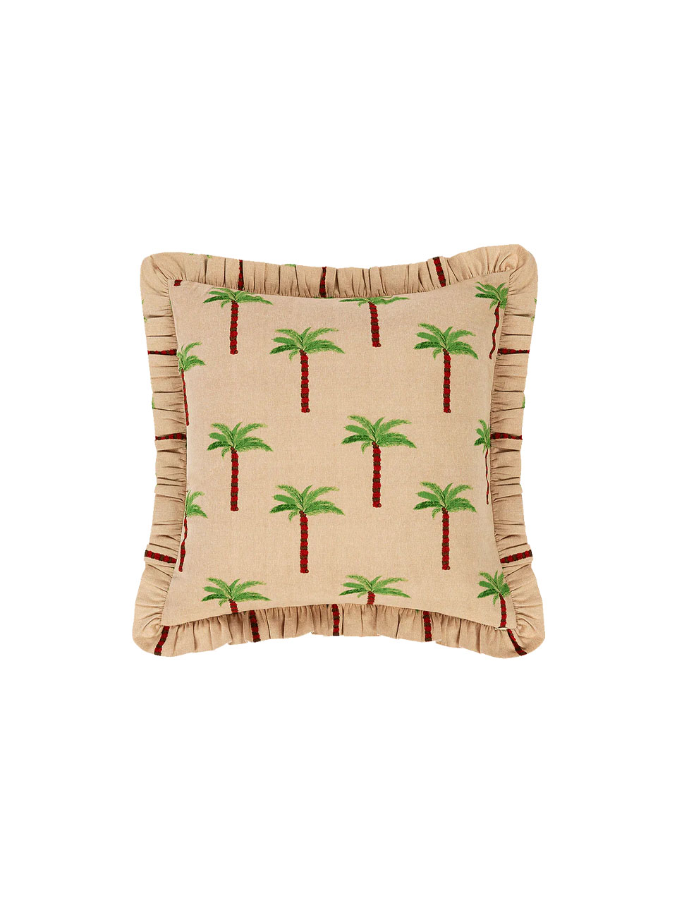 CUSHION LES PALMIERS FRILL