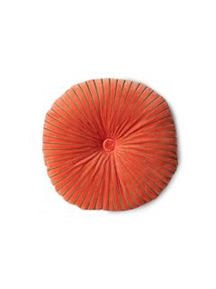 CUSHION ROUND RIPPLE SIENNA 50CM