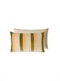 CUSHION STRIPED VELVET FIELDS 60X35CM