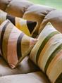 CUSHION STRIPED VELVET FIELDS 60X35CM