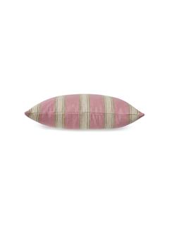 CUSHION WOVEN STRIPED BLUSH 60X40