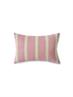 CUSHION WOVEN STRIPED BLUSH 60X40