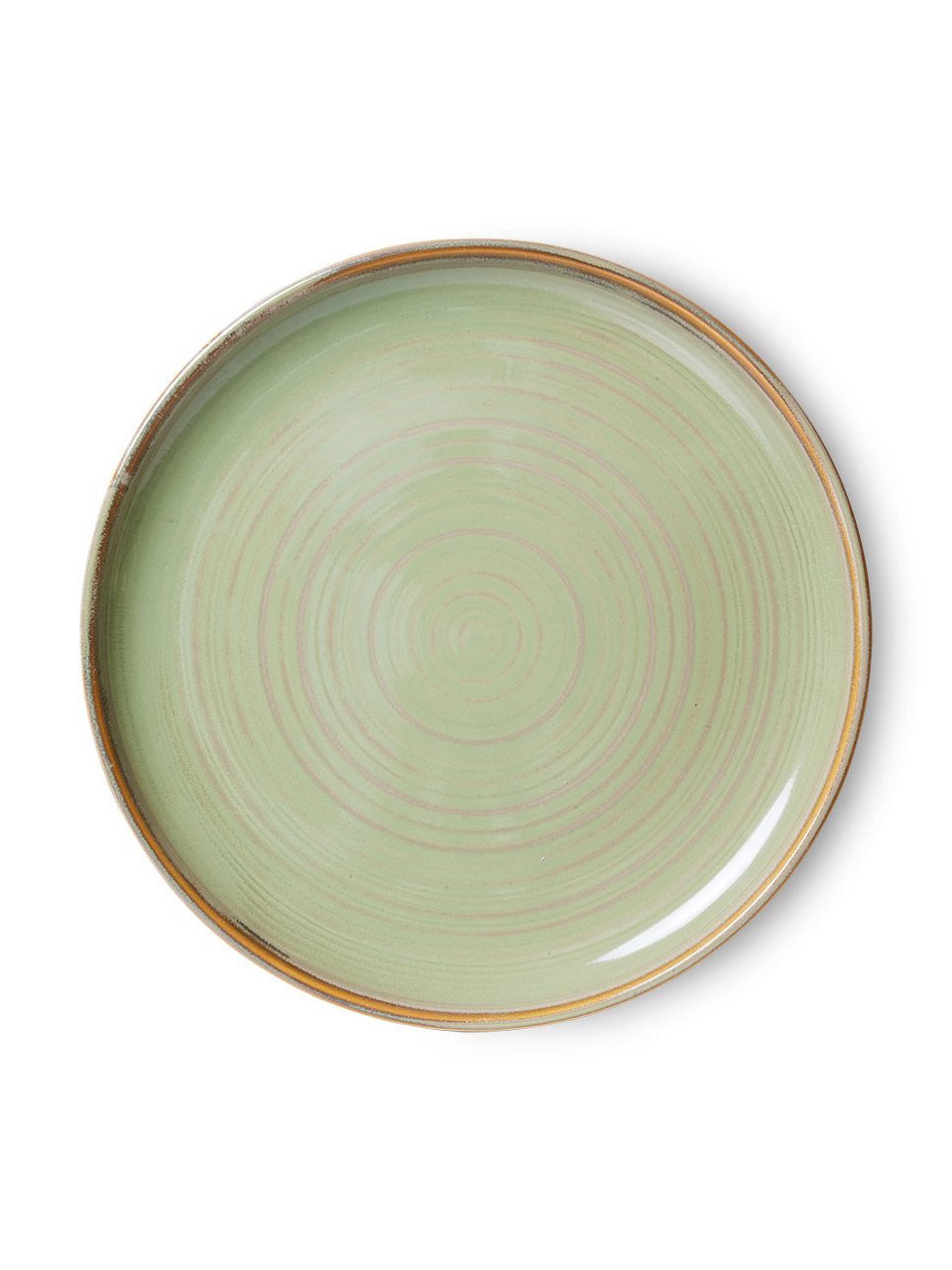 DINNER PLATE CHEF CERAMICS MOSS GREEN