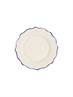 DINNER PLATE MARINE BLUE SCALOPPED