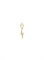 EARRING SINGLE ELECTRIC LOVE RING GOLD PLATED