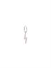 EARRING SINGLE ELECTRIC LOVE RING SILVER