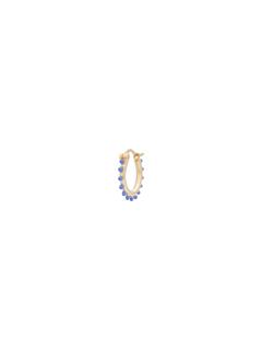 EARRING SINGLE PRIMROSE BLUE RING SILVER GOLDPLATED