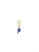 EARRING SINGLE SALLY RING GOLD PLATED