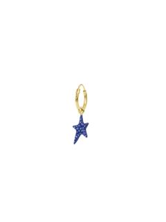 EARRING SINGLE SALLY RING GOLD PLATED