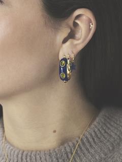 EARRING SINGLE SALLY RING GOLD PLATED
