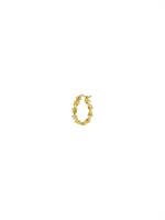 EARRING SINGLE STARS ALIGN HOOP GOLD PLATED