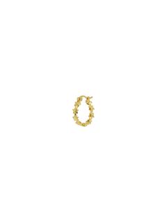 EARRING SINGLE STARS ALIGN HOOP GOLD PLATED