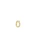EARRING SINGLE STARS ALIGN HOOP GOLD PLATED