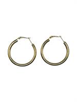 EARRINGS CHUNKY HOOPS 50MM