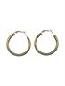 EARRINGS CHUNKY HOOPS 50MM