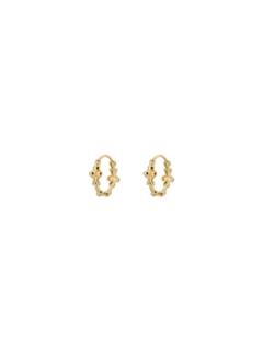 EARRINGS EDEN RING SILVER GOLDPLATED