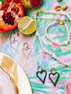 EARRINGS GREEN