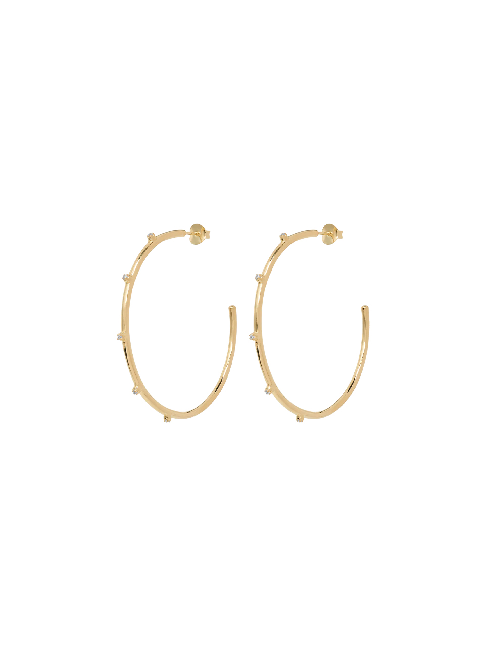 EARRINGS LARGE LUMIERE HOOP