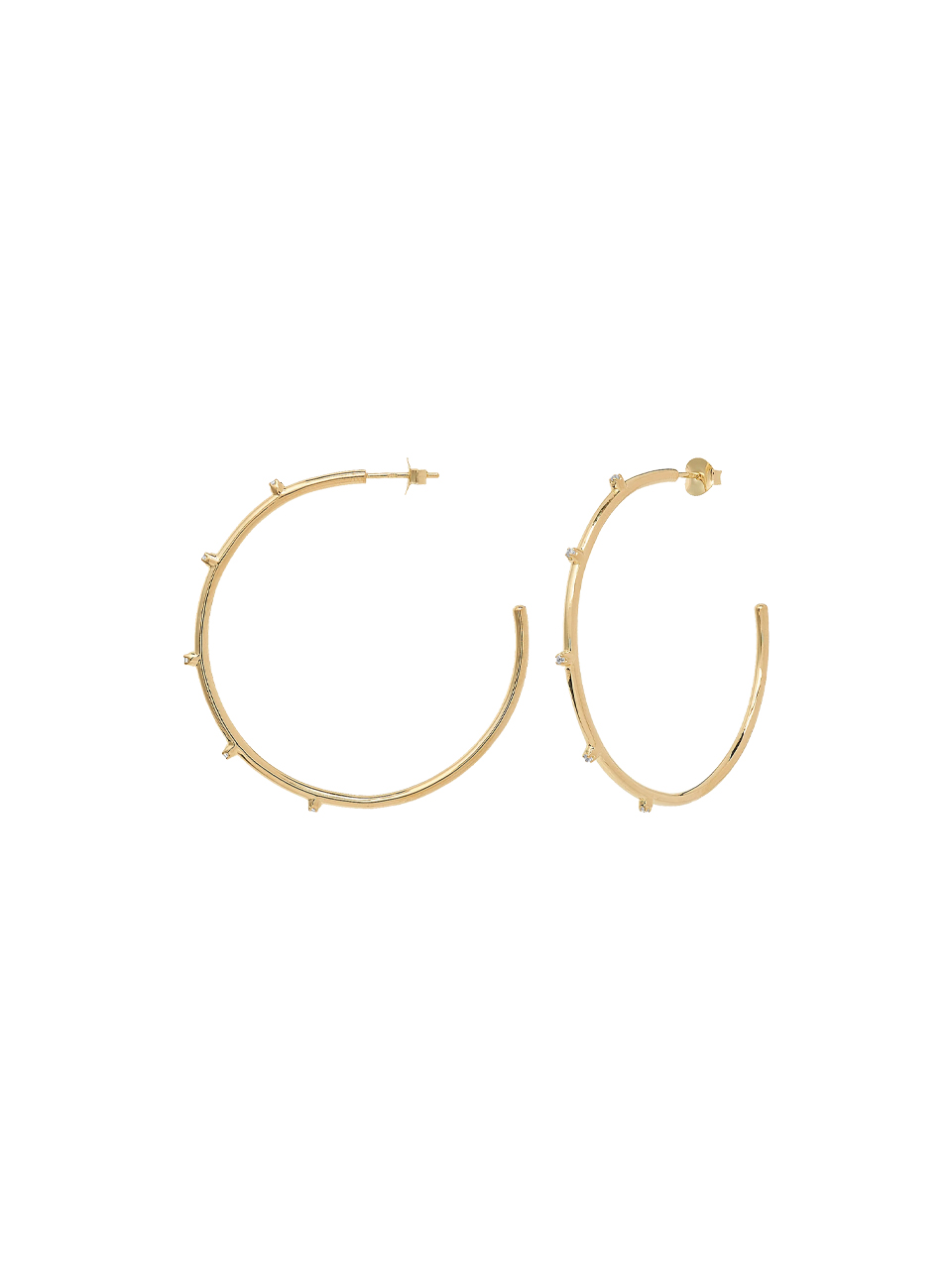 EARRINGS LARGE LUMIERE HOOP