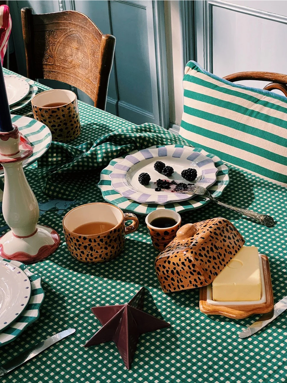 ESPRESSO CUP LEOPARD BROWN