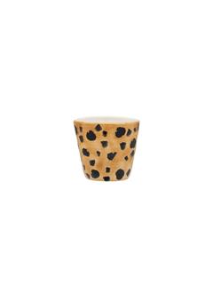 ESPRESSO CUP LEOPARD BROWN