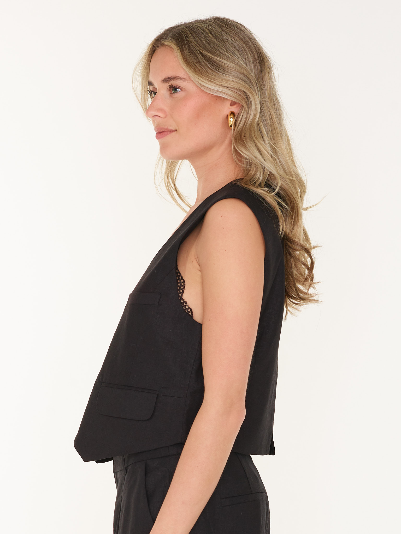 GILET ELARAHGZ LINEN