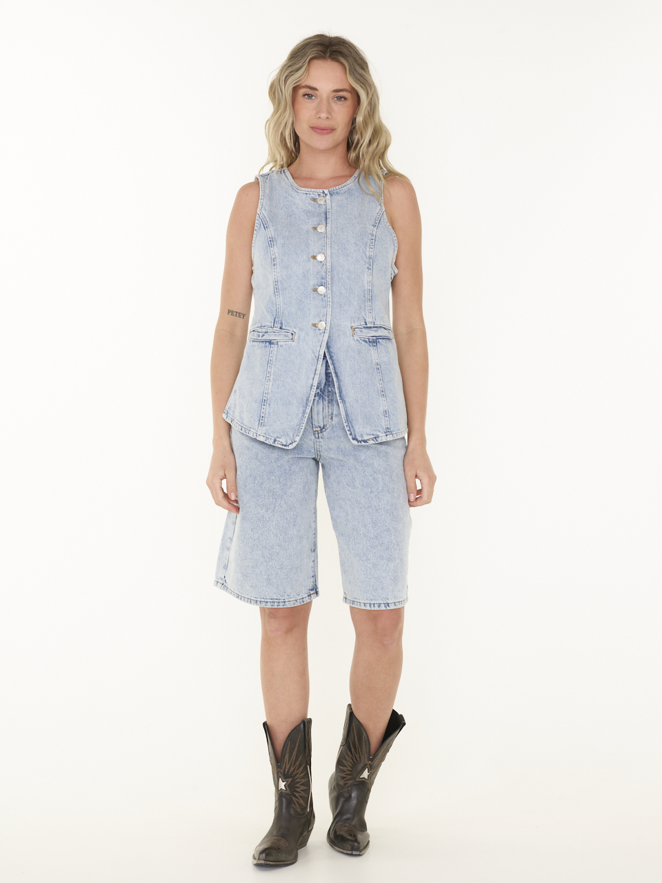GILET LYLA DENIM