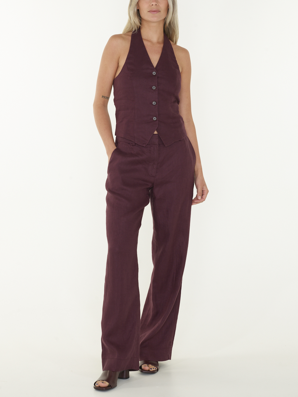 GILET MSCHNAIRA CLARITTA HALTERNECK