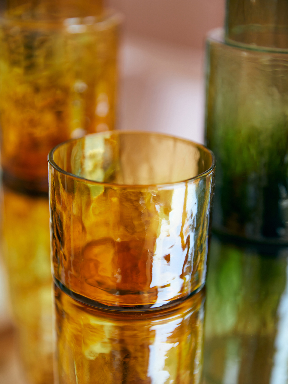 GLASS TUBE AMBER