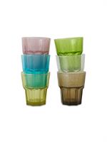 GLASSES MINERAL WATER SET OF 6