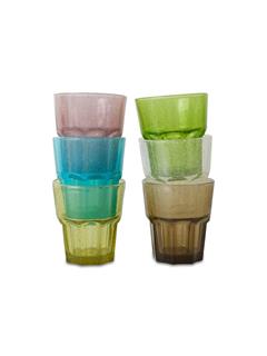 GLASSES MINERAL WATER SET OF 6