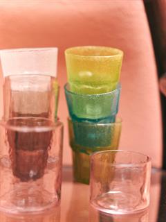 GLASSES MINERAL WATER SET OF 6