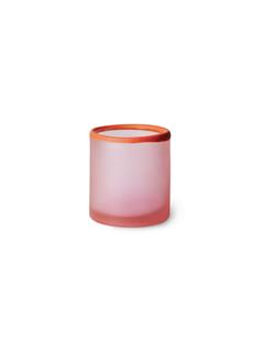 HOLDER GLASS CHERRY TEA LIGHT