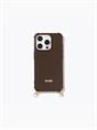 IPHONE CASE DARK BROWN