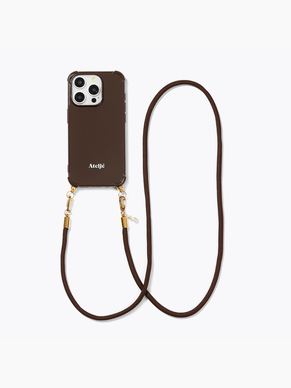 IPHONE CASE DARK BROWN