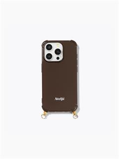IPHONE CASE DARK BROWN